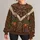 Reindeer Keeper Ranch Outfit for Rustic Christmas Celebrations and Holiday Parties All-over Print Knitted Sweater - 1