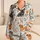 Cottagecore Dachshunds With Floral Sprigs For Cozy Giftable Lounging At Home All Day Satin Pajamas Set - 1