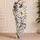 Cottagecore Dachshunds With Floral Sprigs For Cozy Giftable Lounging At Home All Day Satin Pajamas Set - 4