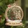Personalized Snow Globe Family Name Ornament – Custom Rustic Signpost Wood Acrylic Christmas Keepsake - 1