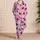Pink Halloween Cats, Ghosts & Bats for Cozy October Bedtime Nights for Girls and Teens Satin Pajamas Set - 4