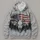 Deer Skull American Flag Forest Scene for Hunting, Camping and Outdoor Adventure All-over Print Hoodie (Lightweight) - 4