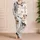 Cute French Bulldog Clover Motif For Cozy Home Evenings And Relaxed Gift Wear For Her Satin Pajamas Set - 4