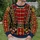 Toy Soldier Uniform Details for Christmas Parties and Festive Holiday Gatherings All-over Print Knitted Sweater - 6