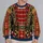 Toy Soldier Uniform Details for Christmas Parties and Festive Holiday Gatherings All-over Print Knitted Sweater - 2