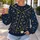 Vintage Train Conductor Uniform Holiday Party Look for Festive Christmas Celebrations All-over Print Knitted Sweater - 5