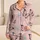 Blush Butterfly Sleepwear For Cozy Summer Nights, Lounging, And Weekend Rest For Women Satin Pajamas Set - 1
