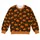 Smiling Pumpkin and Autumn Leaves for Cozy Fall Halloween Celebrations All-over Print Knitted Sweater - 4