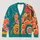 Bohemian Floral Medallions for Colorful Everyday Layering and Relaxed Weekend Style All-over Print Knitted Cardigan - 1