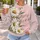 Daisy Musical Notes for Creative Everyday Style and Relaxed Music Lovers All-over Print Knitted Sweater - 5