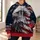 Bald Eagle and Star-Spangled Colors for Independence Day and Outdoor Adventure Wear All-over Print Hoodie (Lightweight) - 6