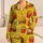 Retro Burger And Fries Snack Motifs For Cozy Weekend Lounging At Home For Adults Satin Pajamas Set - 1
