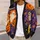 Retro Black Cat Halloween Patchwork for Spooky Autumn Outings and Fall Celebrations All-over Print Knitted Cardigan - 5