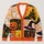 Black Cat And Haunted House Halloween Fall Style For Spooky October Celebrations Women All-over Print Knitted Cardigan - 1