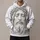 Monochrome Crown Of Thorns Portrait For Quiet Faith And Everyday Spiritual Lifestyle All-over Print Hoodie (Lightweight) - 1