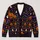 Retro Halloween Pumpkins and Ghosts for Spooky Trick or Treat Nights All-over Print Knitted Cardigan - 1