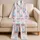 Seashell And Ribbon Bow Coastal Holiday Loungewear Gift For Romantic Women Getaways Satin Pajamas Set - 5