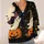 Cute Ghosts And Jack O Lanterns For Spooky Halloween Fall Celebrations All-over Print Knitted Cardigan - 4