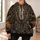 Golden Lion and Botanical Flourishes for Bold Everyday Wear and Vintage Animal Style All-over Print Hoodie (Lightweight) - 6