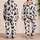 Cute Black Cat Bow Scatter for Cozy Bedtime Loungewear Gift Idea for Cat Lovers Style Satin Pajamas Set - 2