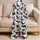 Cute Black Cat Bow Scatter for Cozy Bedtime Loungewear Gift Idea for Cat Lovers Style Satin Pajamas Set - 5