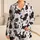 Cute Black Cat Bow Scatter for Cozy Bedtime Loungewear Gift Idea for Cat Lovers Style Satin Pajamas Set - 1