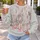 Pastel Castle And Pink Bows For Christmas Magic And Family Holiday Getaway Celebrations All-over Print Knitted Sweater - 5
