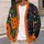 Black Cat Halloween Night Scene for Spooky Autumn Celebrations and Fall Gatherings All-over Print Knitted Cardigan - 5