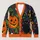Black Cat Halloween Night Scene for Spooky Autumn Celebrations and Fall Gatherings All-over Print Knitted Cardigan - 1