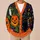 Black Cat Halloween Night Scene for Spooky Autumn Celebrations and Fall Gatherings All-over Print Knitted Cardigan - 6