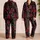 Bold Queen Crown Camo Street Style For Cozy Nights, Lounge Looks, And Women Daily Satin Pajamas Set - 2