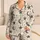 Ivory Celestial Moon And Star Sleepwear For Cozy Nights And Lounge Wear For Women Satin Pajamas Set - 1