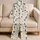 Ivory Celestial Moon And Star Sleepwear For Cozy Nights And Lounge Wear For Women Satin Pajamas Set - 5
