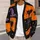 Retro Halloween Black Cat, Ghost and Pumpkin Autumn Style for Women and Fans All-over Print Knitted Cardigan - 5
