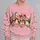 Holiday Cartoon Animal Friends for Festive Family Christmas Celebrations Together All-over Print Knitted Sweater - 2