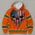 Orange Workwear Skull And Reflective Stripe Look For Bold Everyday Streetwear Style All-over Print Hoodie (Lightweight) - 4