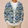 Blue Ocean Fish Motifs for Relaxed Coastal Layering and Everyday Seaside Style All-over Print Knitted Cardigan - 6