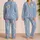 Butterfly Motif Comfort For Cozy Winter Evenings At Home, Soft Pastels For Girls Satin Pajamas Set - 2