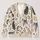 Whimsical Cat Motifs for Cozy Autumn Layering, Seasonal Relaxed Everyday Women's Style All-over Print Knitted Cardigan - 1