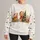 Honey Bear Christmas Scene for Cozy Holiday Celebrations and Seasonal Gifting All-over Print Knitted Sweater - 1