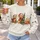 Honey Bear Christmas Scene for Cozy Holiday Celebrations and Seasonal Gifting All-over Print Knitted Sweater - 5
