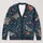 Moonlit Moths and Wildflowers for Bohemian Everyday Layering, Nature Loving Women All-over Print Knitted Cardigan - 1