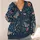 Moonlit Moths and Wildflowers for Bohemian Everyday Layering, Nature Loving Women All-over Print Knitted Cardigan - 4