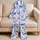 Watercolor Butterfly Gift-Ready Loungewear For Summer Nights And Cozy Morning Wear Satin Pajamas Set - 5