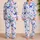 Watercolor Butterfly Gift-Ready Loungewear For Summer Nights And Cozy Morning Wear Satin Pajamas Set - 2