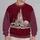 Fairytale Castle and Holiday Park Scene for Christmas Visits and Family Getaways All-over Print Knitted Sweater - 2
