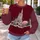 Fairytale Castle and Holiday Park Scene for Christmas Visits and Family Getaways All-over Print Knitted Sweater - 5