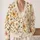 Watercolor Floral Blooms For Relaxed Everyday Layering Women's Spring Summer Style All-over Print Knitted Cardigan - 2