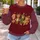 Four Christmas Bears Sharing Holiday Cheer for Family Gatherings and Festive Season Joy All-over Print Knitted Sweater - 5