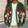 Christmas Gnome Trio With Festive Tree Details For Cozy Holiday Gatherings All-over Print Knitted Cardigan - 5